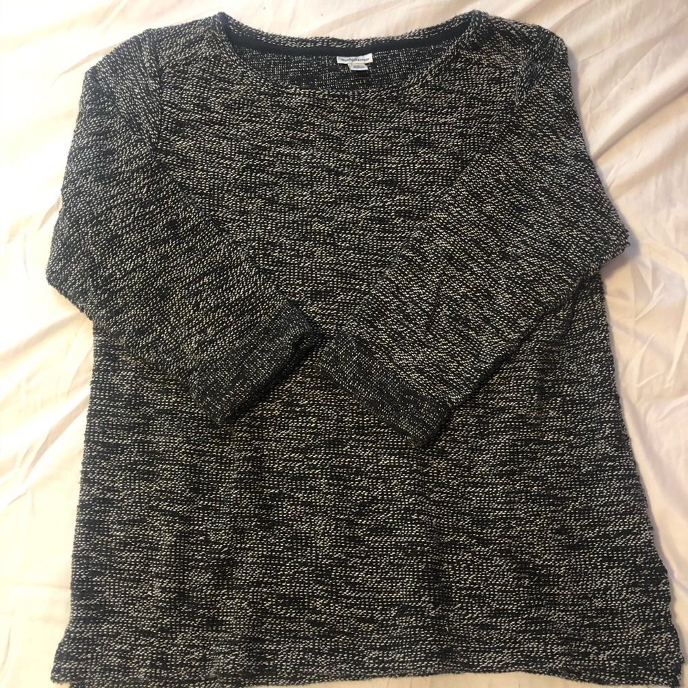 Croft and Barrow Black And White Sweater